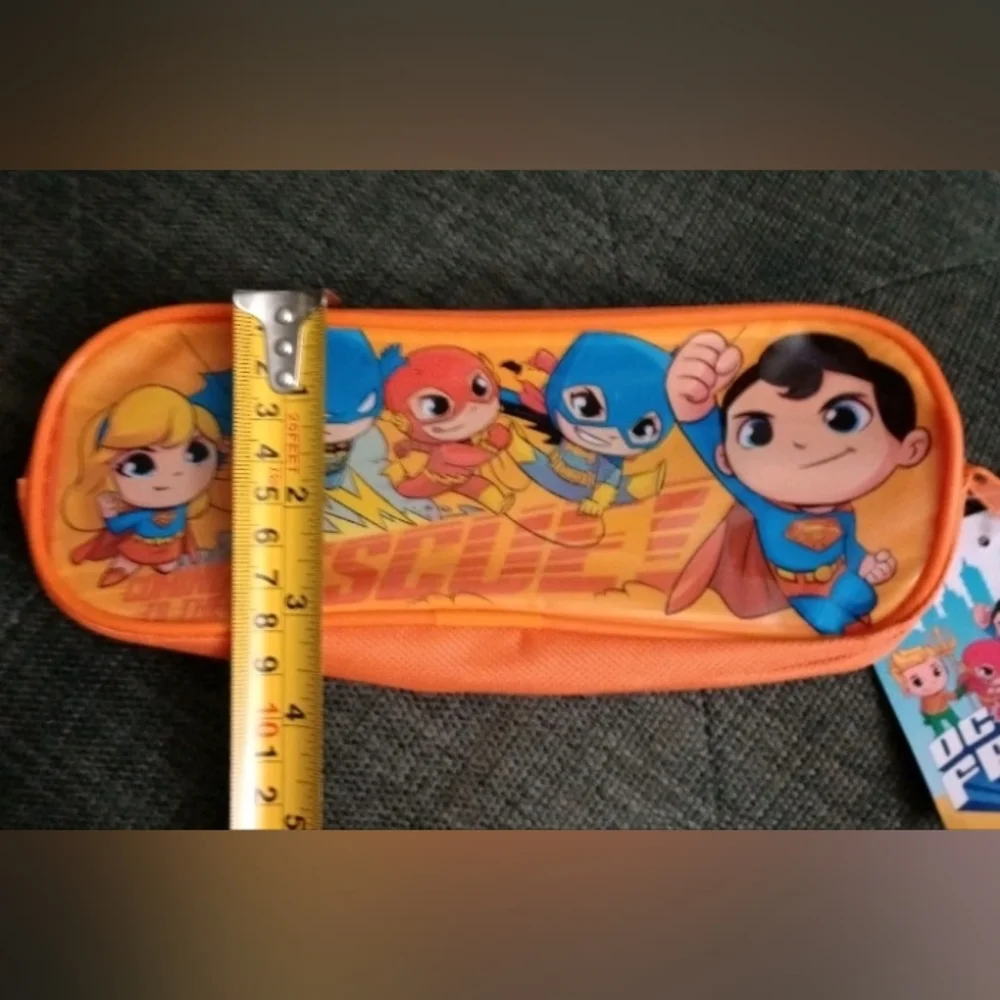 DC Super Friends Pencil Zipper Pouch Travel Carry Case School Supplies